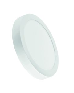 Led Slim Panel Λευκό 18watt Στρογγυλό 3CCT D:22Χ2,6cm JUST LED 222001820